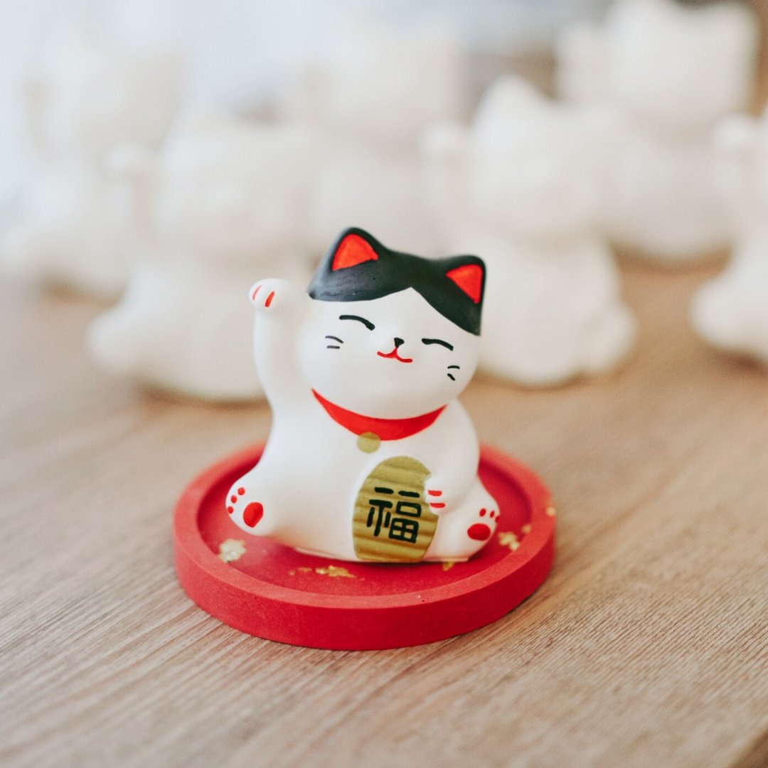 JESMONITE 英国爵石 DIY 材料包 (AC100)【疗愈招财猫 + 圆盘组】 - 其他 - 环保材料 