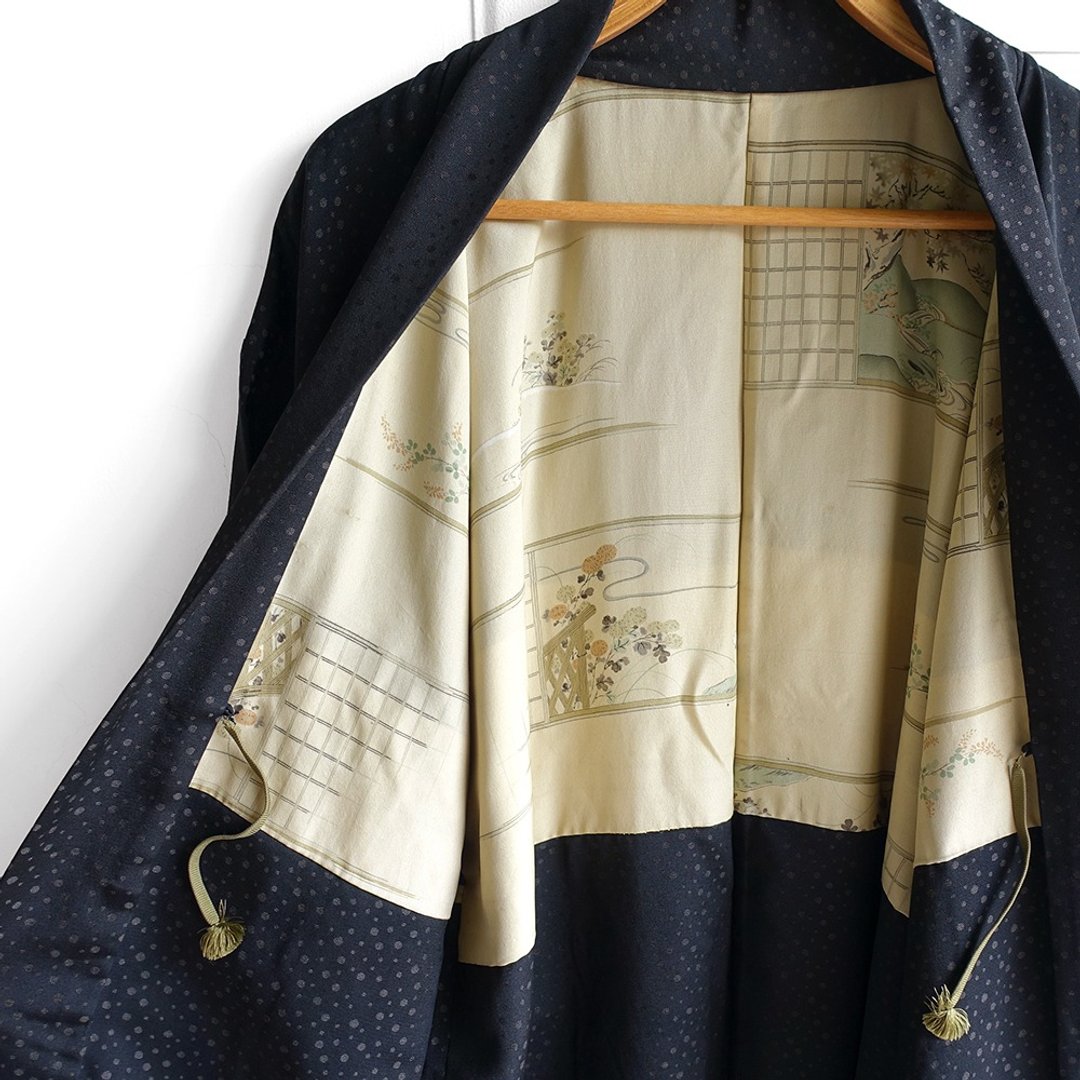 │Slowly│日本古董-轻和服长版外套O1.│古着.vintage.复古.文艺. - 女装休闲/机能外套 - 聚酯纤维 多色