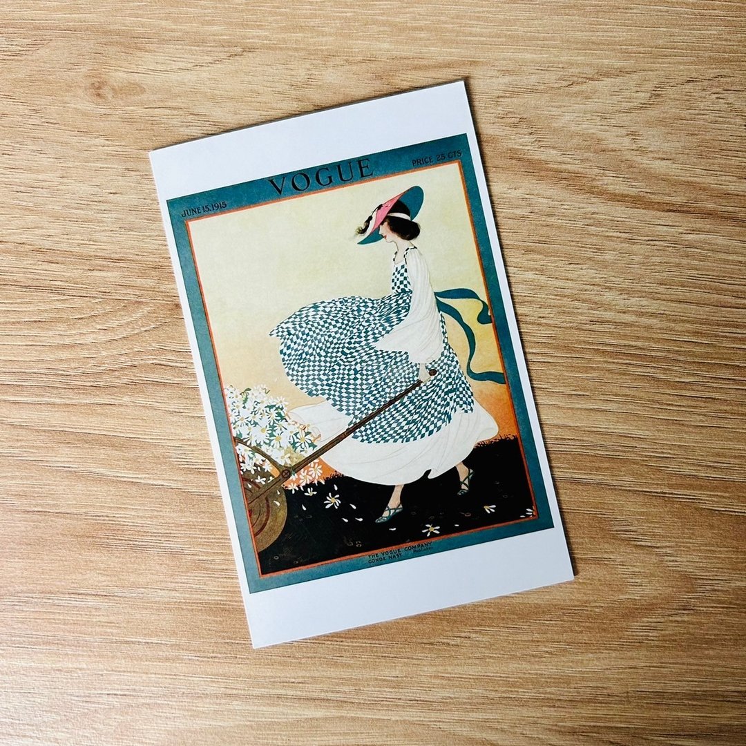 VOGUE 1915年 经典时尚明信片 - 卡片/明信片 - 纸 