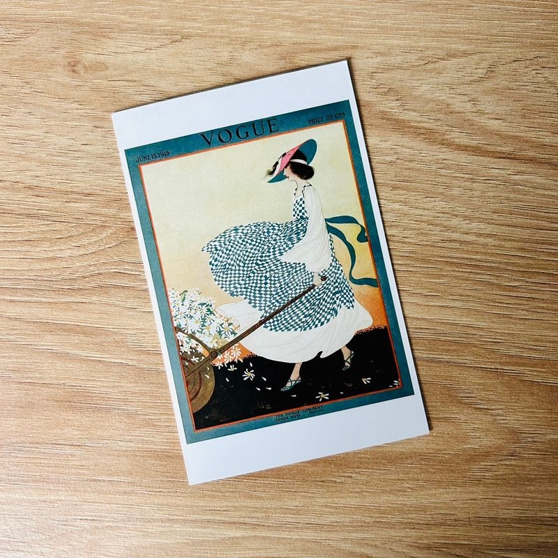 VOGUE 1915年 经典时尚明信片 - 卡片/明信片 - 纸 