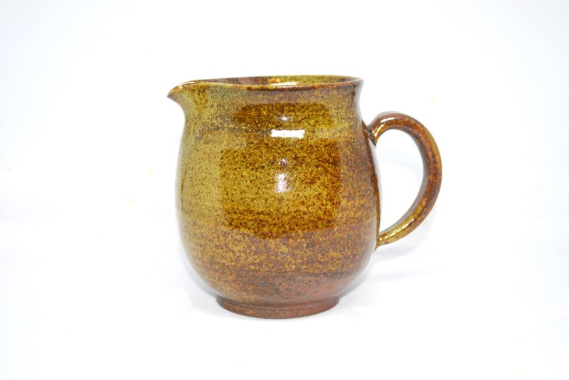 【台湾制】瓦斯窑烧 还原烧 四色迷彩灰釉 茶海 - 茶具/茶杯 - 瓷 咖啡色
