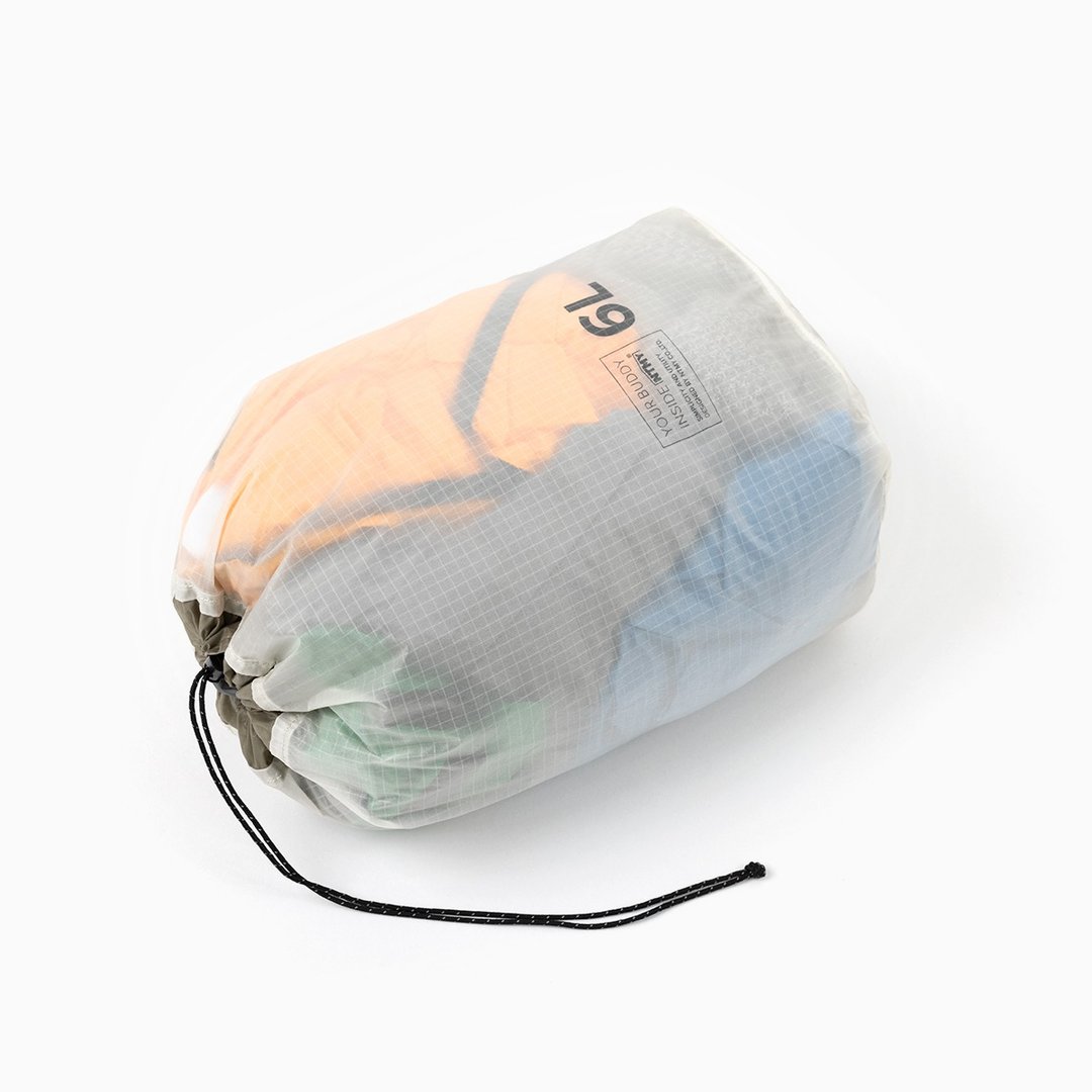 NTMY 30D Cordura 6L 尼龙轻量抽绳束口户外旅行整理分装收纳包袋 - 化妆包/杂物包 - 防水材质 多色