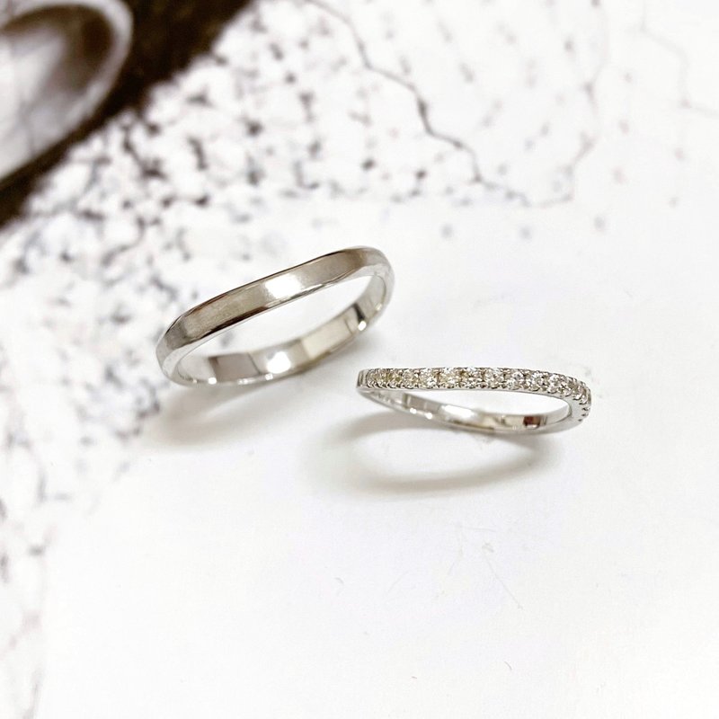 嫣然的爱_对戒 | 14K、9K、925纯银 - 对戒 - 贵金属 