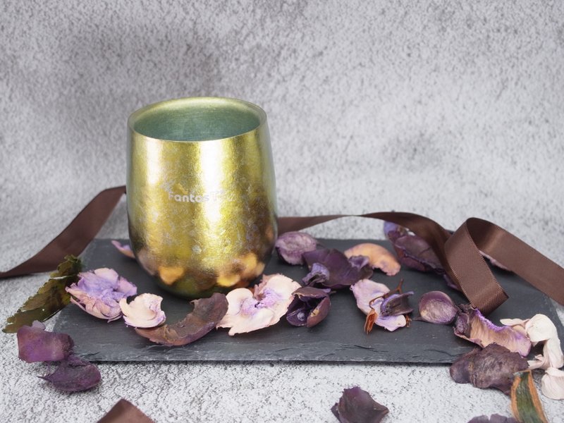 FantasTi  钛爱生活系列-纯钛双层保温保冷钛杯-幻金结晶 220ml - 其他杯子 - 其他金属 粉红色