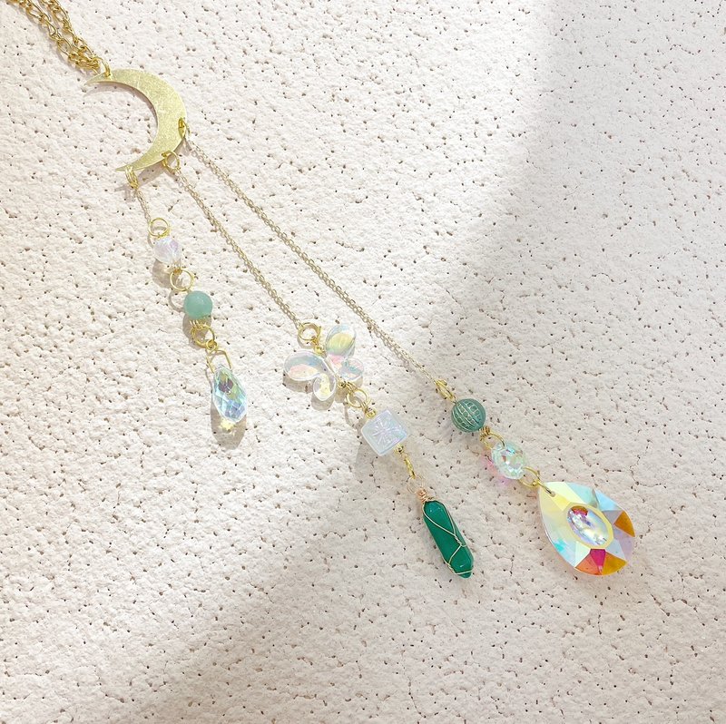 串串手作|静心水晶挂饰系列-参缕款(中阶手作课程) - 金工/饰品 - 半宝石 