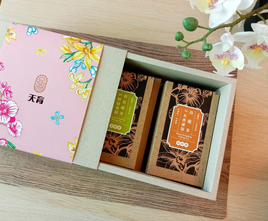 【节庆礼盒】臻藏茶礼_给您乌龙茶的香与甜 传统工艺 礼盒 - 茶 - 植物．花 多色