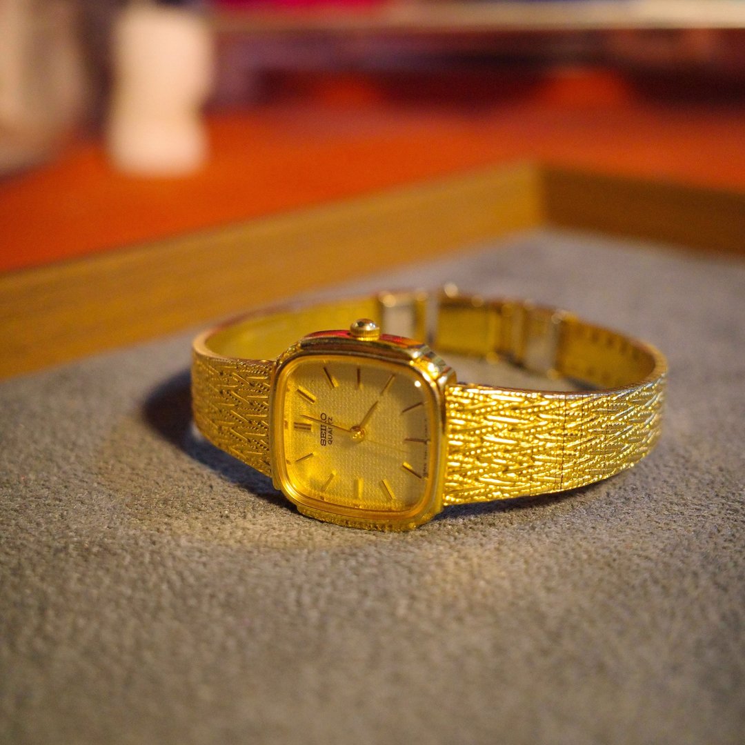 母亲节礼物 Seiko Kombo Gold tone watch - 女表 - 其他金属 金色