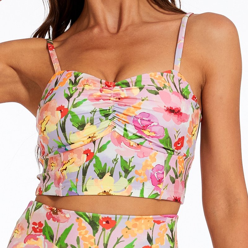 SILVERWIND新款高端印花健身专业聚拢运动内衣女跑步定型瑜伽背心 - 女装运动内衣 - 环保材料 多色