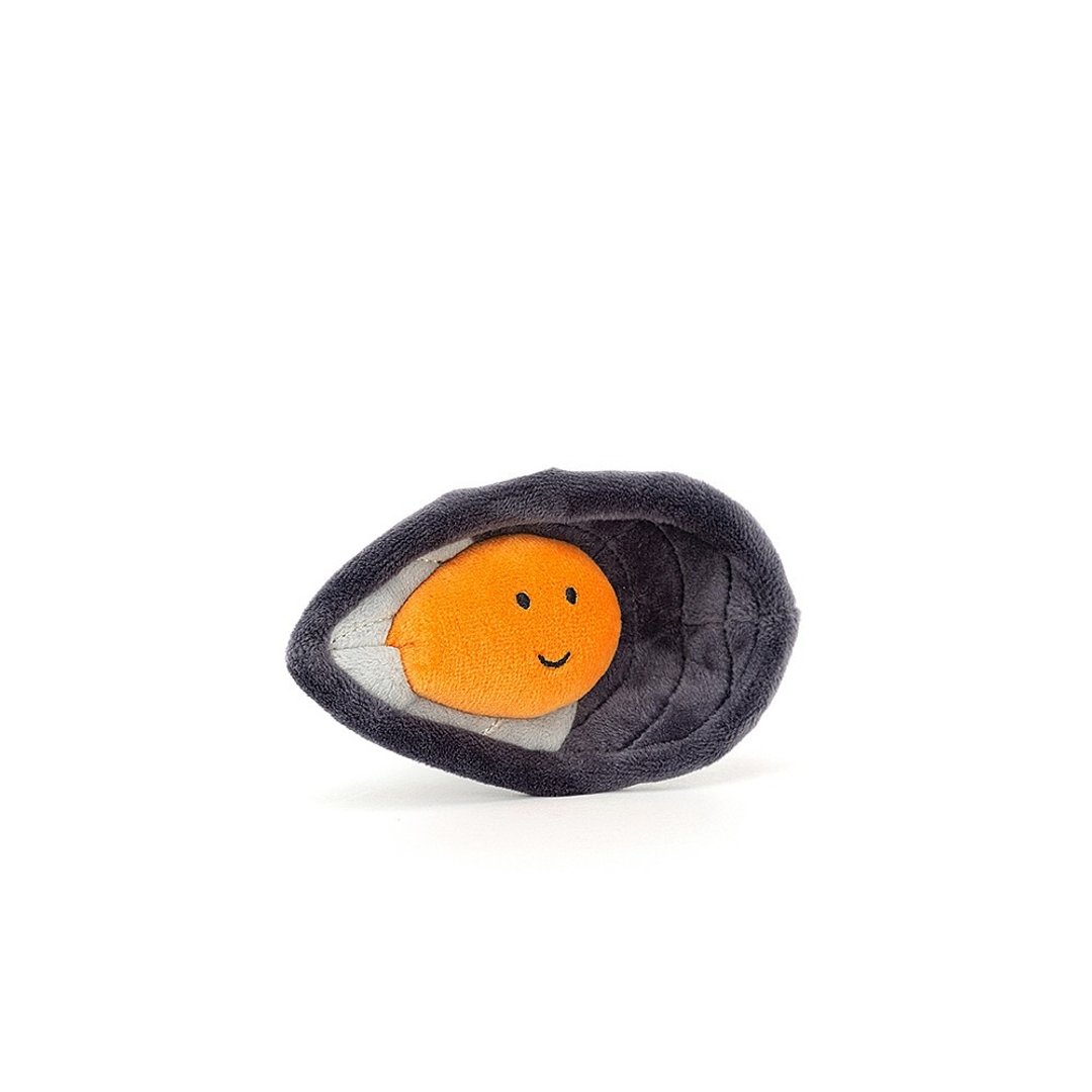 Sensational Seafood Mussel 10cm 淡菜 贻贝 孔雀蛤 - 玩偶/公仔 - 聚酯纤维 黑色