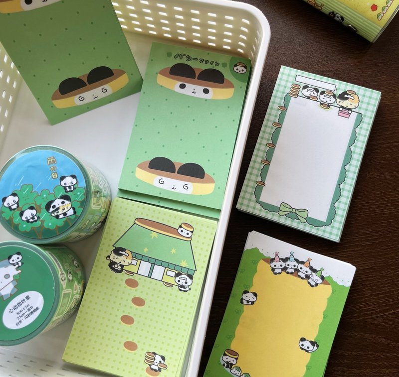 【盐汽水】m5内页便签本/手帐拼贴双面无粘性手帐纸 - 笔记本/手帐 - 纸 多色