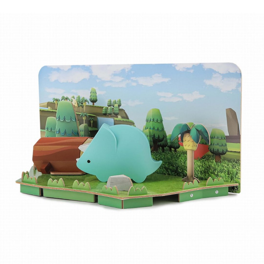 Halftoys Dino 三角龙 STEAM教育玩具 - 摆饰 - 塑料 绿色