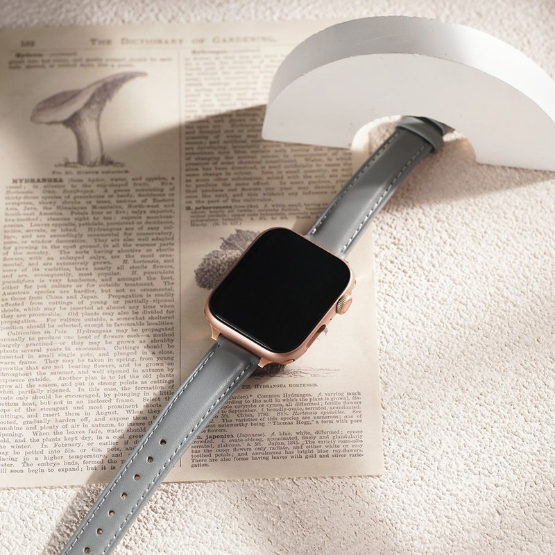 Apple watch - 车缝细皮革 苹果表带 - 表带 - 真皮 