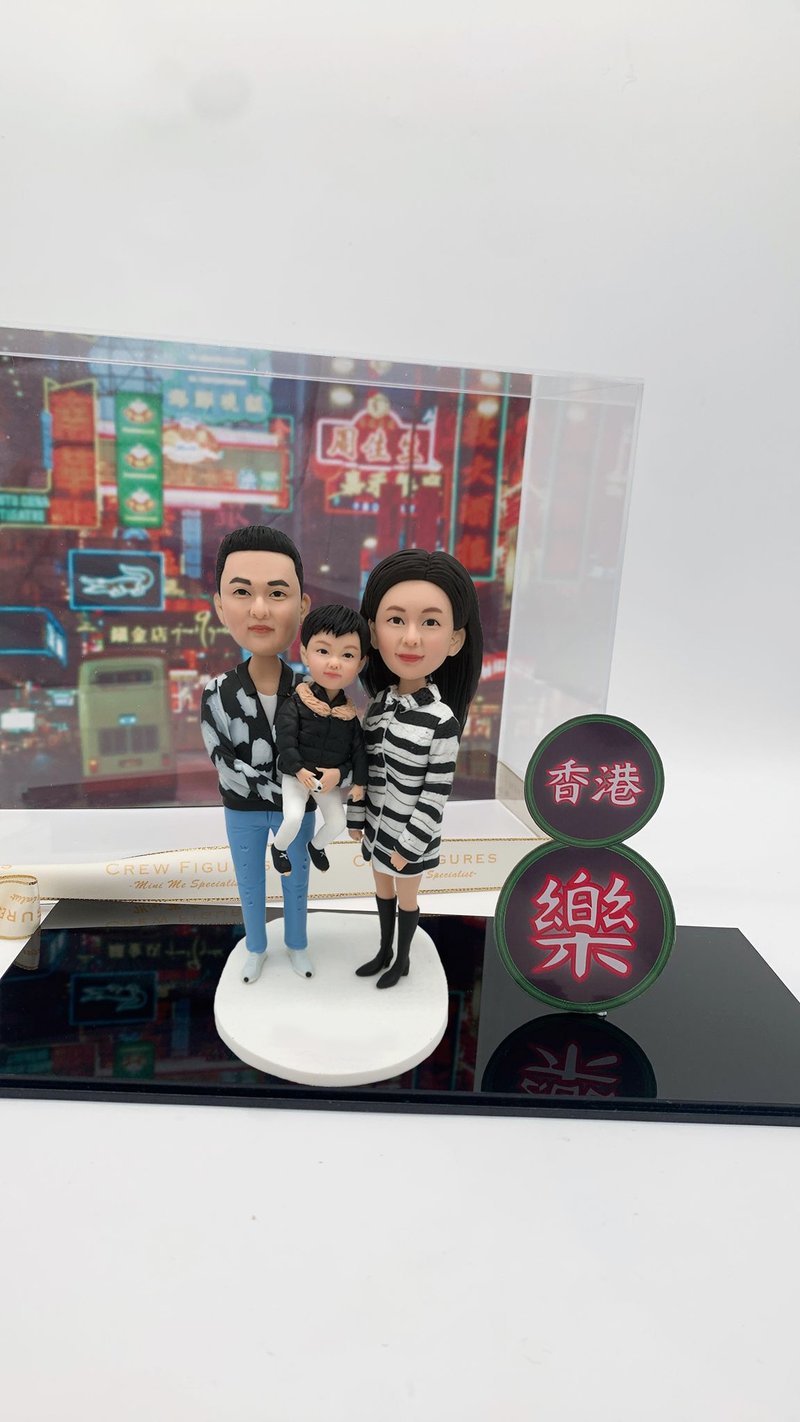 香港街道霓虹灯 场景 家庭移民礼物、家居摆设 Home in Hong Ko - 陶艺 - 陶 多色