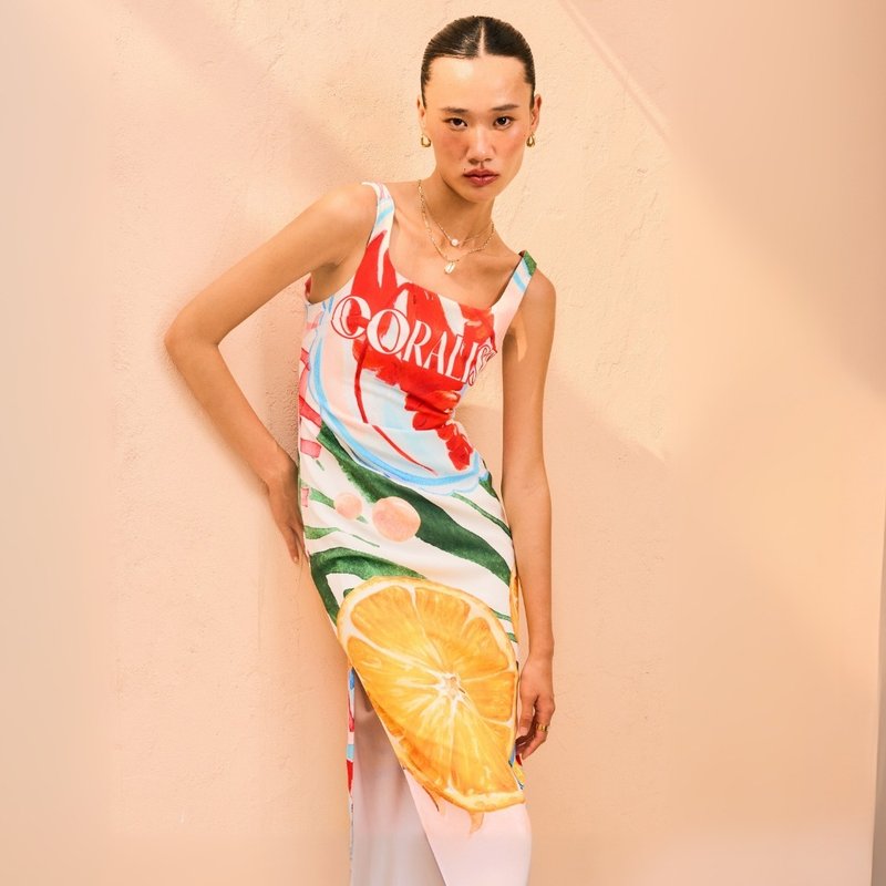 'Cielo' 长版卡普里连身裙 (CRBW241) - 洋装/连衣裙 - 其他人造纤维 