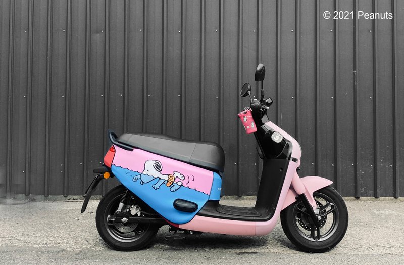 gogoro 车身造型保护套 SNOOPY 史努比 游泳系列 - 其他 - 聚酯纤维 粉红色