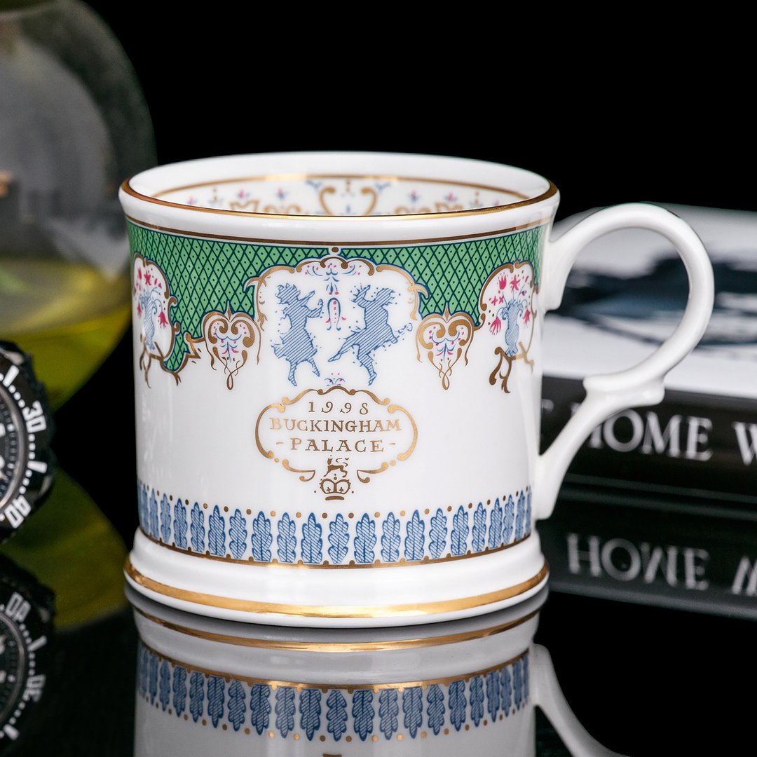 英国制Royal Collection白金汉宫1998细致骨瓷杯生日马克杯茶杯 - 咖啡杯/马克杯 - 瓷 