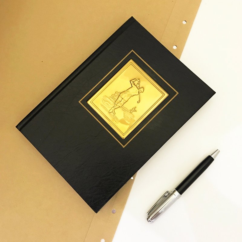 早期古件-英国高尔夫绅士精选电话地址纪录本 | Stuart Houghton - 笔记本/手帐 - 纸 黑色