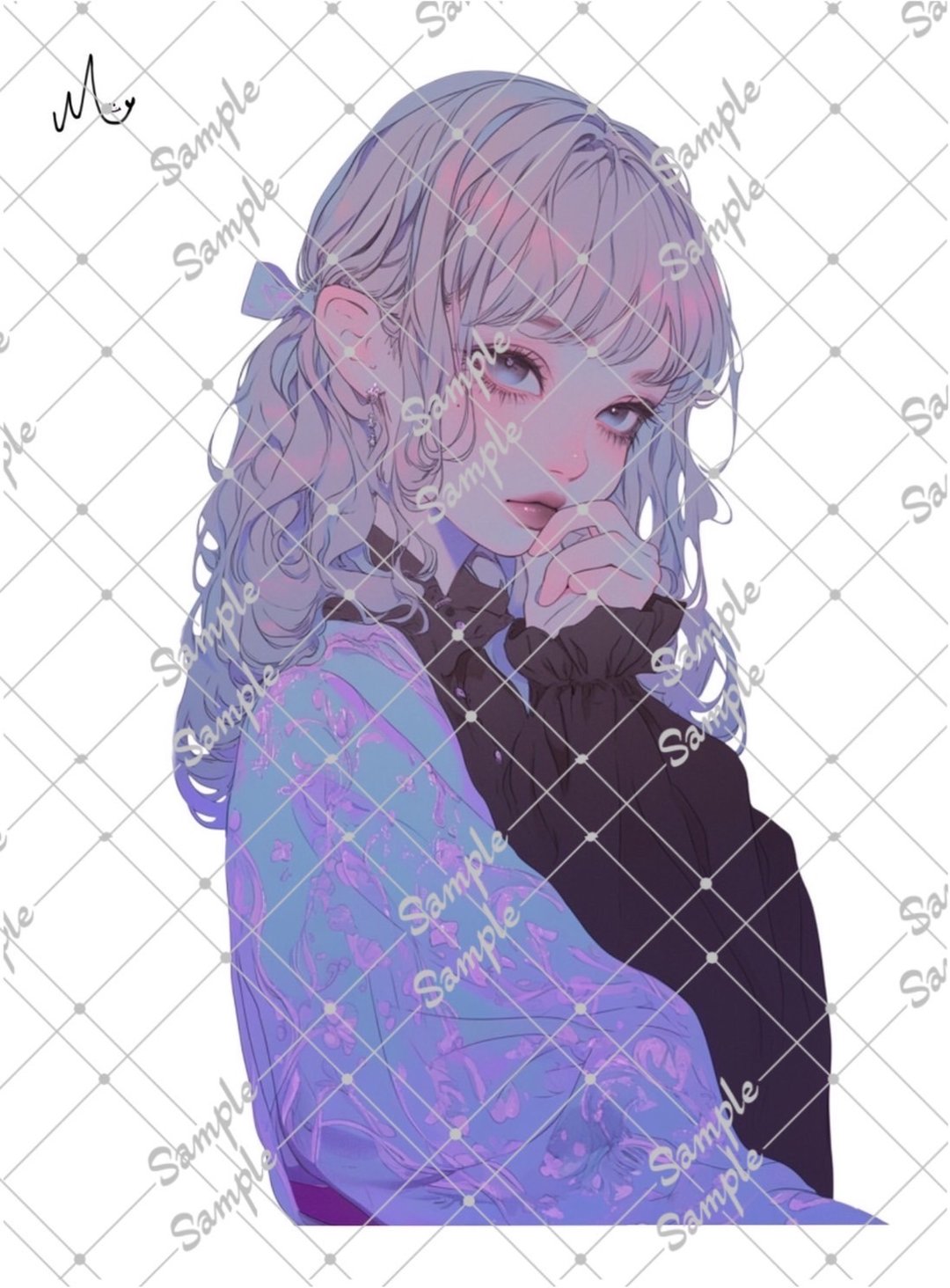 原创人物贴纸 8月新品 - 贴纸 - 纸 