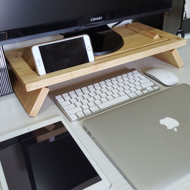 imstand 原木电脑萤幕架 imac萤幕首选 - 其他 - 木头 金色