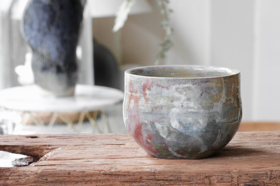 手拉坏幻彩世界茶杯/陶杯 - 茶具/茶杯 - 陶 多色