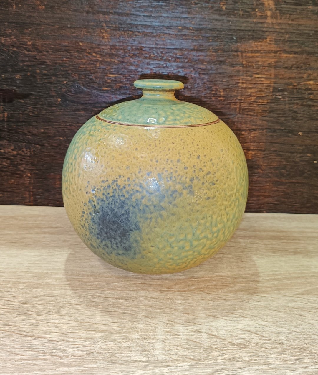 灰釉半斤茶叶罐-莺歌李玟睿 - 茶具/茶杯 - 陶 