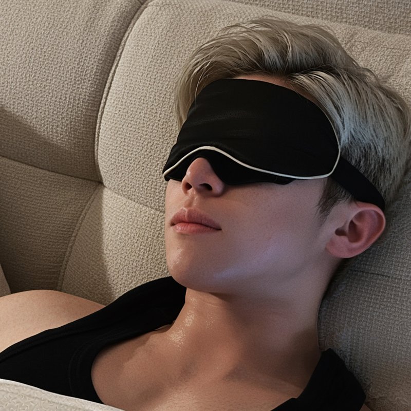 酒店家酣睡眼罩 － 褪黑激素 × 深层睡眠 - 眼罩 - 丝．绢 多色