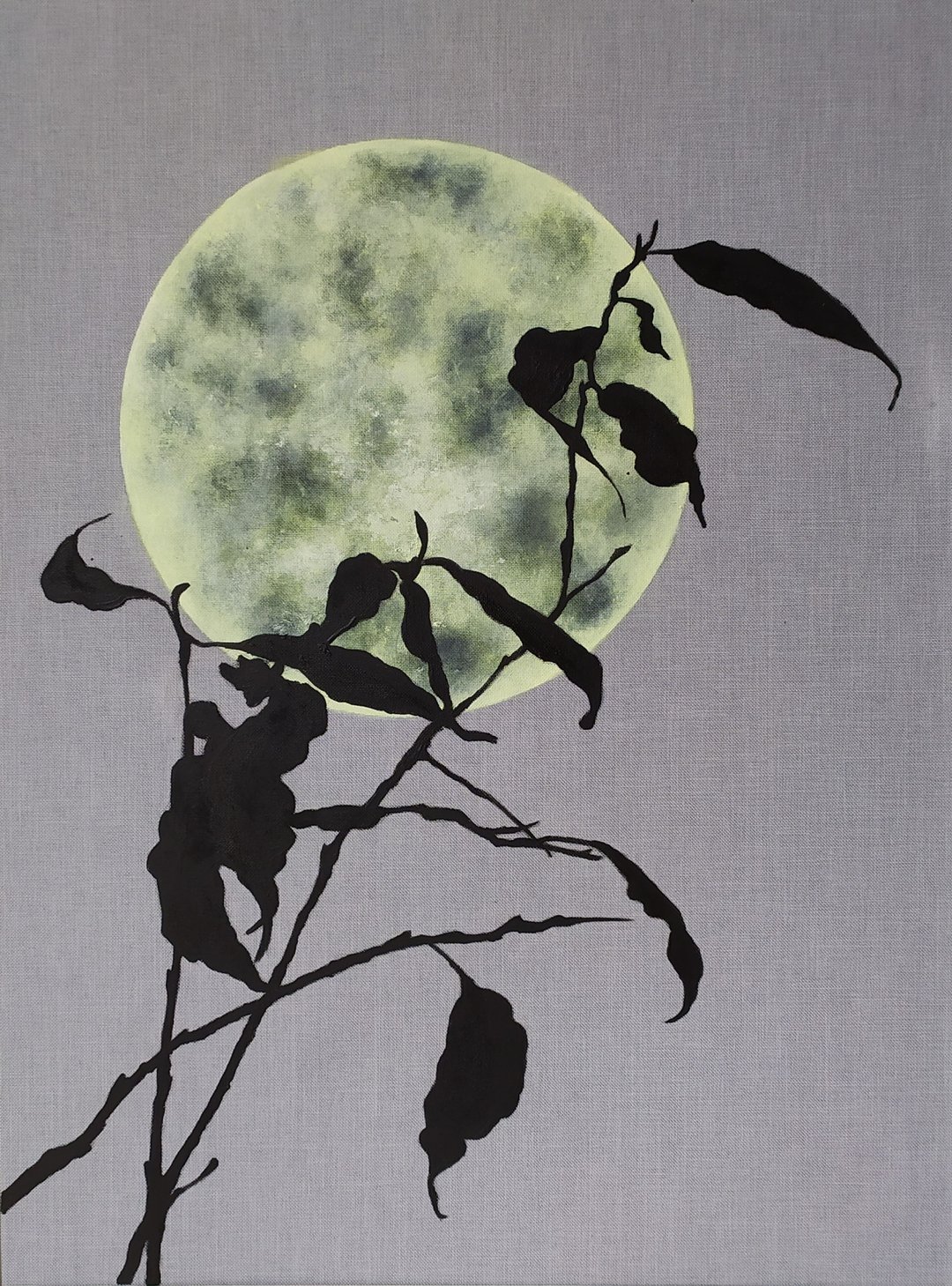 实验绘画作品 超级月亮2 - 墙贴/壁贴 - 压克力 多色