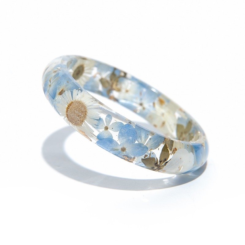 爱丽丝系列 【蓝衣少女】季节限定 - Cloris Gift 永绽花手镯 - 手链/手环 - 植物．花 蓝色