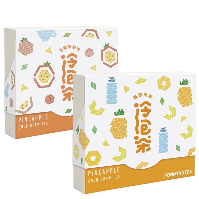 凤梨冷泡茶12入盒装 Pineapple Cold Brew Tea Bags 风味冷泡茶包 - 茶 - 其他材质 