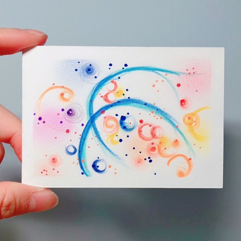 【彩虹卡祝福小卡】定制 专属你的能量提醒 独一无二 - 卡片/明信片 - 纸 