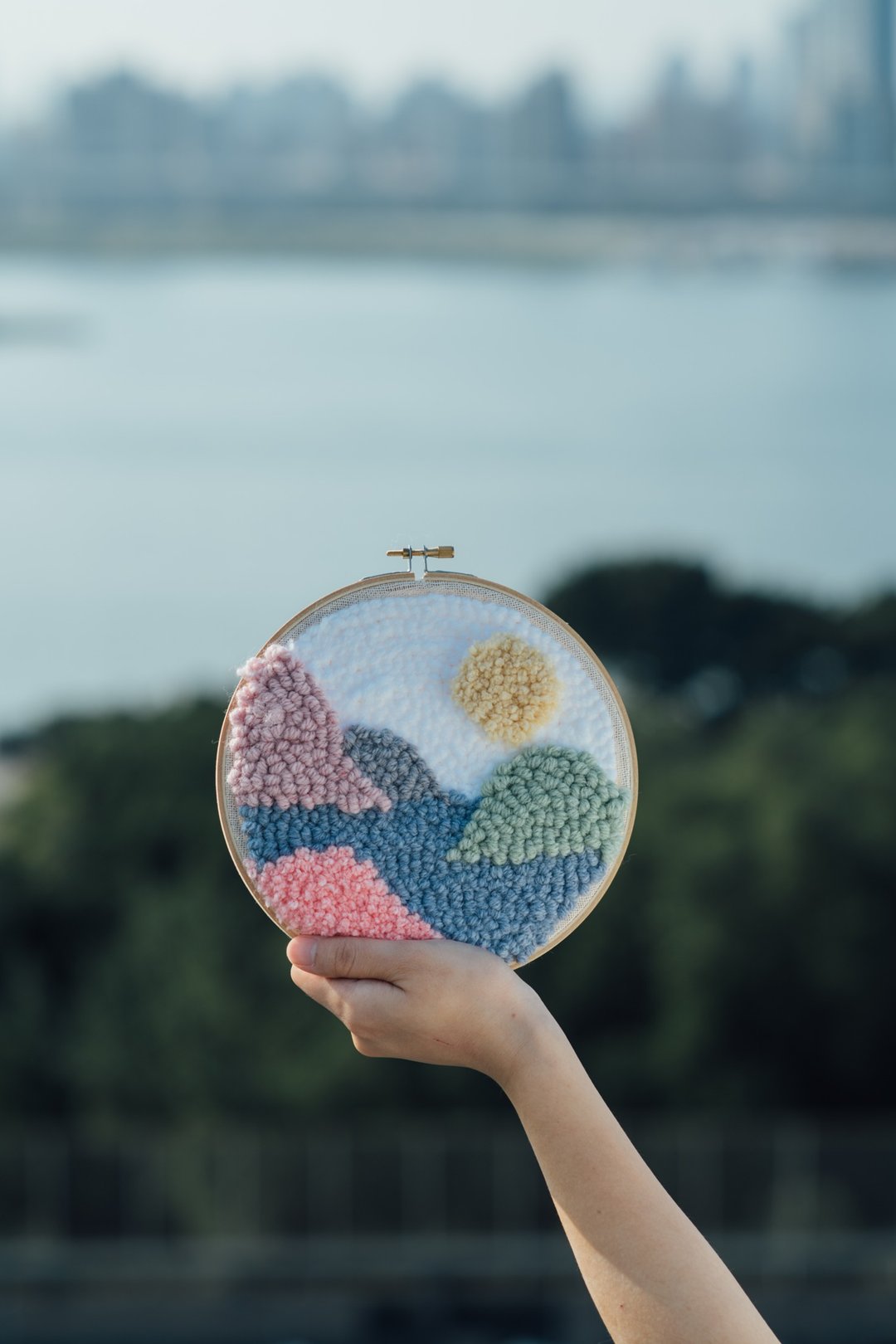 【一人成班】俄罗斯刺绣 风景画/初学者可/台北迪化街 - 编织/羊毛毡/布艺 - 羊毛 