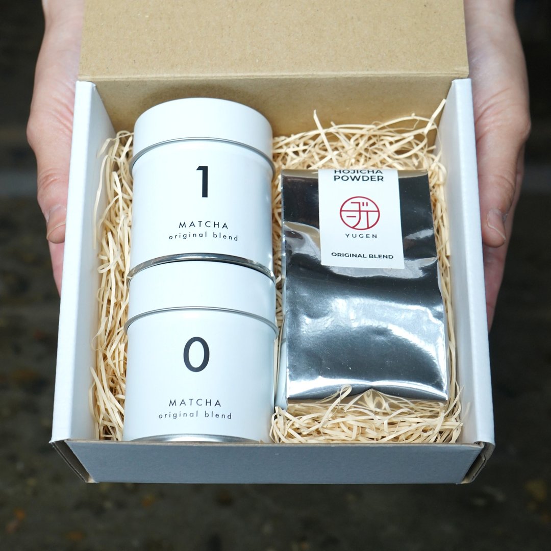 【日本茶礼盒】京都宇治抹茶/焙茶 品鉴组 - 茶 - 其他金属 