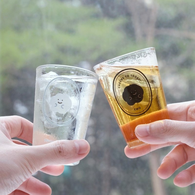 喜怒哀乐 小干杯 啤酒杯 酒杯 玻璃杯 水杯 143ml - 玻璃杯 - 玻璃 透明