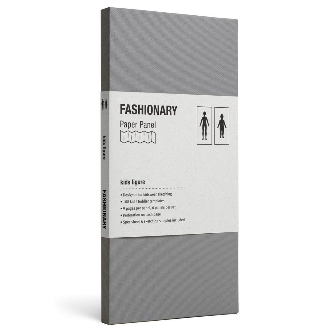 FASHIONARY样板卡/ 儿童版/ 身形 - 笔记本/手帐 - 纸 