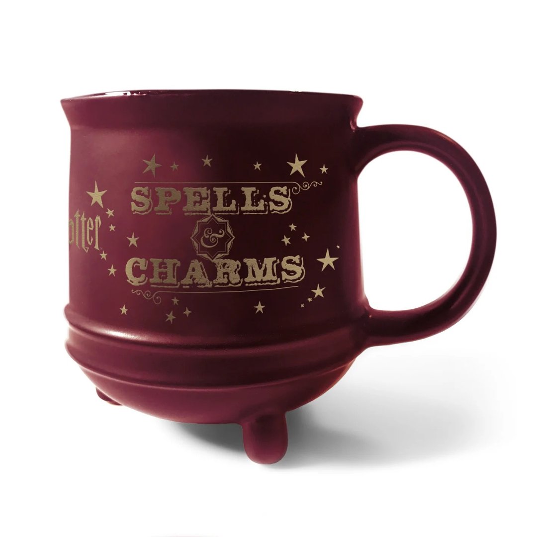 【哈利波特】魔咒大釜造型大容量马克杯(SPELLS & CHARMS) - 咖啡杯/马克杯 - 陶 红色