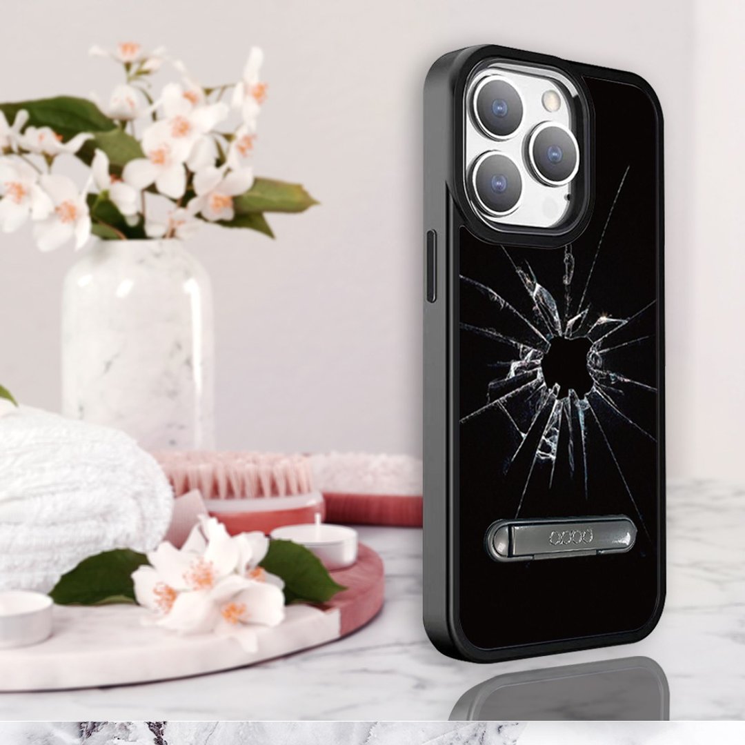 iPhone 15 14系列 军规防摔铝合金镜头框立架手机壳-苹果弹孔 - 手机壳/手机套 - 其他材质 多色