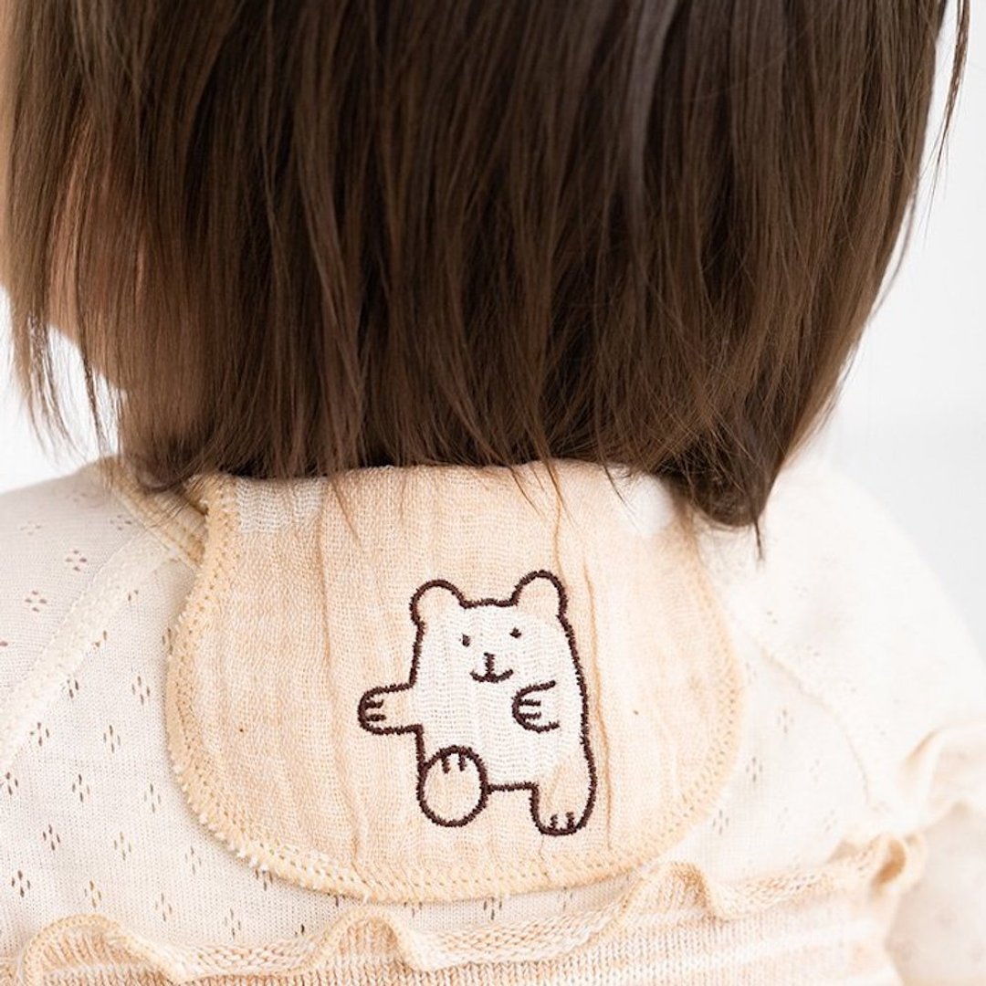 【热销商品】100%有机棉婴儿帽子 日本制-兔子、熊熊、狗狗 - 婴儿饰品 - 棉．麻 咖啡色