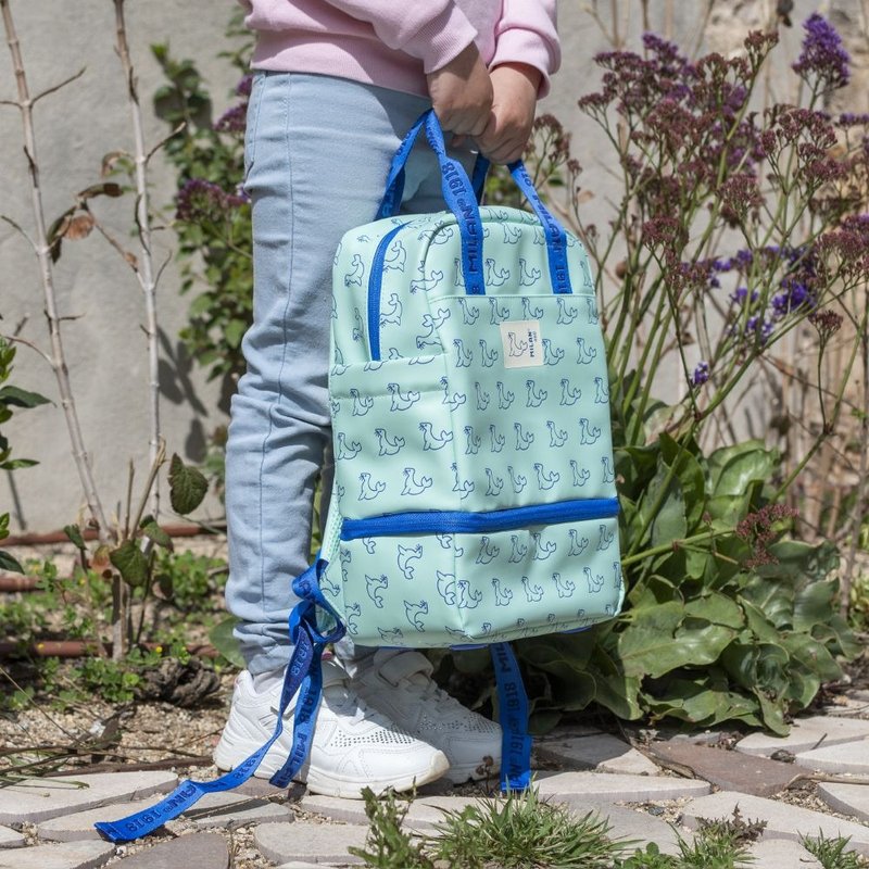 MILAN保温保冷后背包_经典印花款_海豹_13.5L - 背包/袋子 - 聚酯纤维 绿色