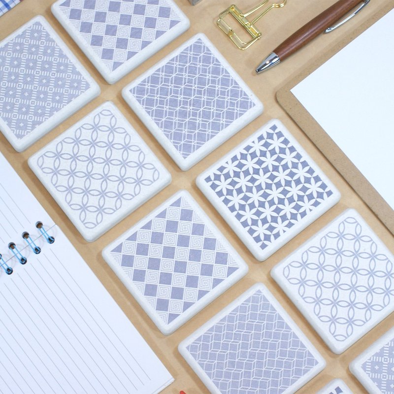 【MBM】极简永恒花砖万用方块1组3入 - 墙贴/壁贴 - 其他材质 黄色