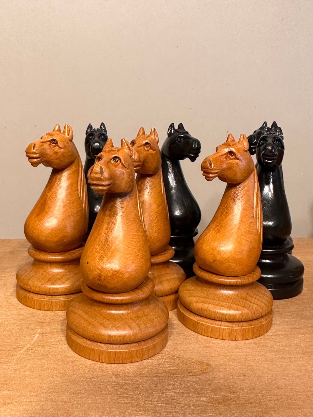 苏联/俄罗斯西洋棋棋具 Botvinnik - Flohr II 1935（复制品） - 桌游/玩具 - 木头 黑色