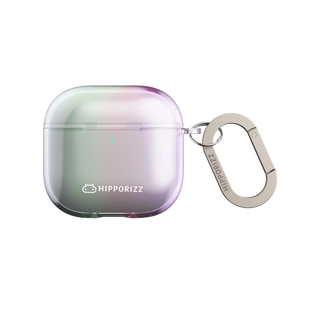 Hipporizz AirPods 4 Luna 幻彩防摔保护壳 - 耳机收纳 - 塑料 透明
