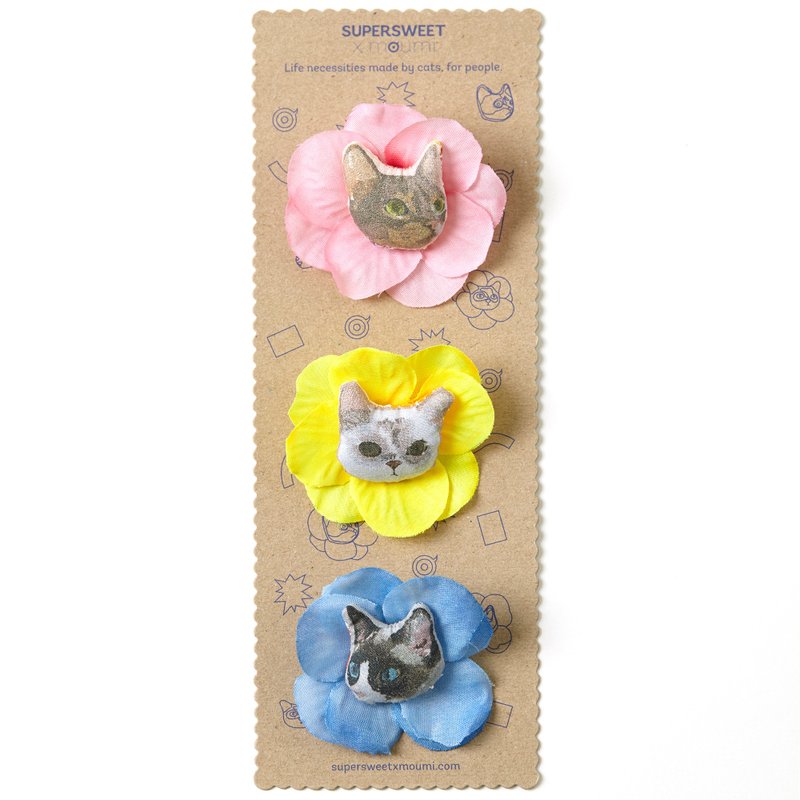 Aloha Brooch Set - 胸针 - 棉．麻 多色