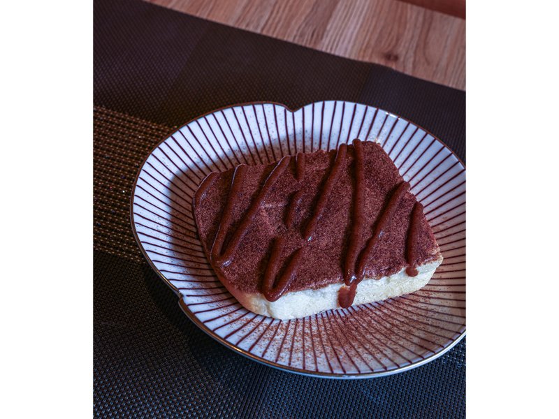 【熟成 炽咖啡】焦糖肉桂奶酥厚片吐司_附焦糖酱 / 5入 - 面包/吐司 - 新鲜食材 咖啡色