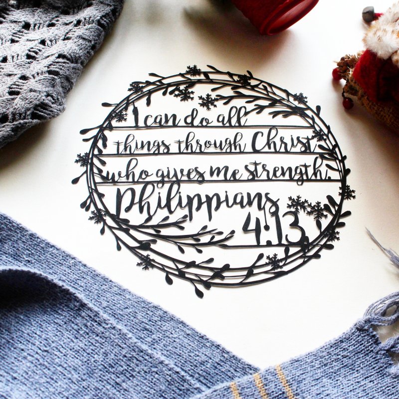 定制化经典名言纸雕(含框) |生日礼物 | 结婚礼物 |纪念品 - 摆饰 - 纸 多色