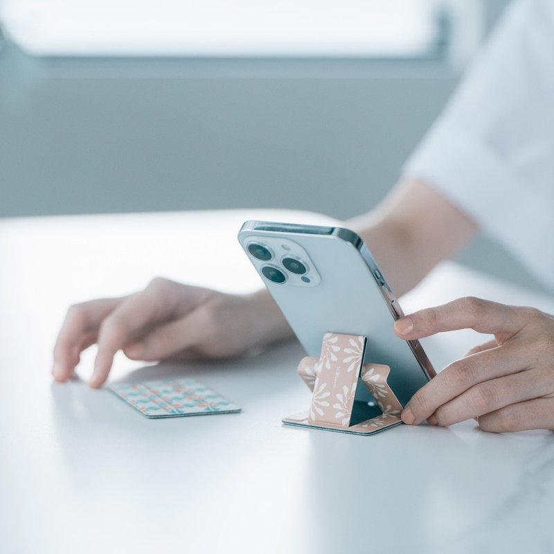 泰山超薄手机支架/乌秋圈圈/茶色玫瑰/经典新色II - 数码小物 - 其他材质 粉红色