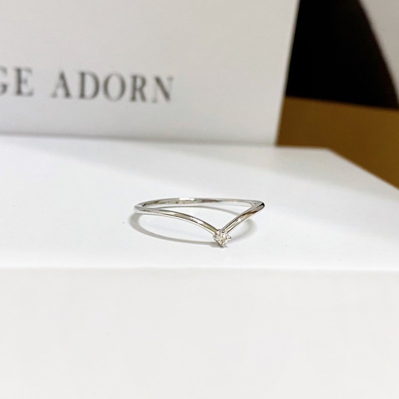 14K | Venus的微笑_戒指 - 戒指 - 贵金属 