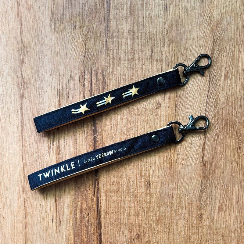 挂绳 手腕绳 钥匙圈 - 流星闪闪 - 挂绳/吊绳 - 聚酯纤维 黑色