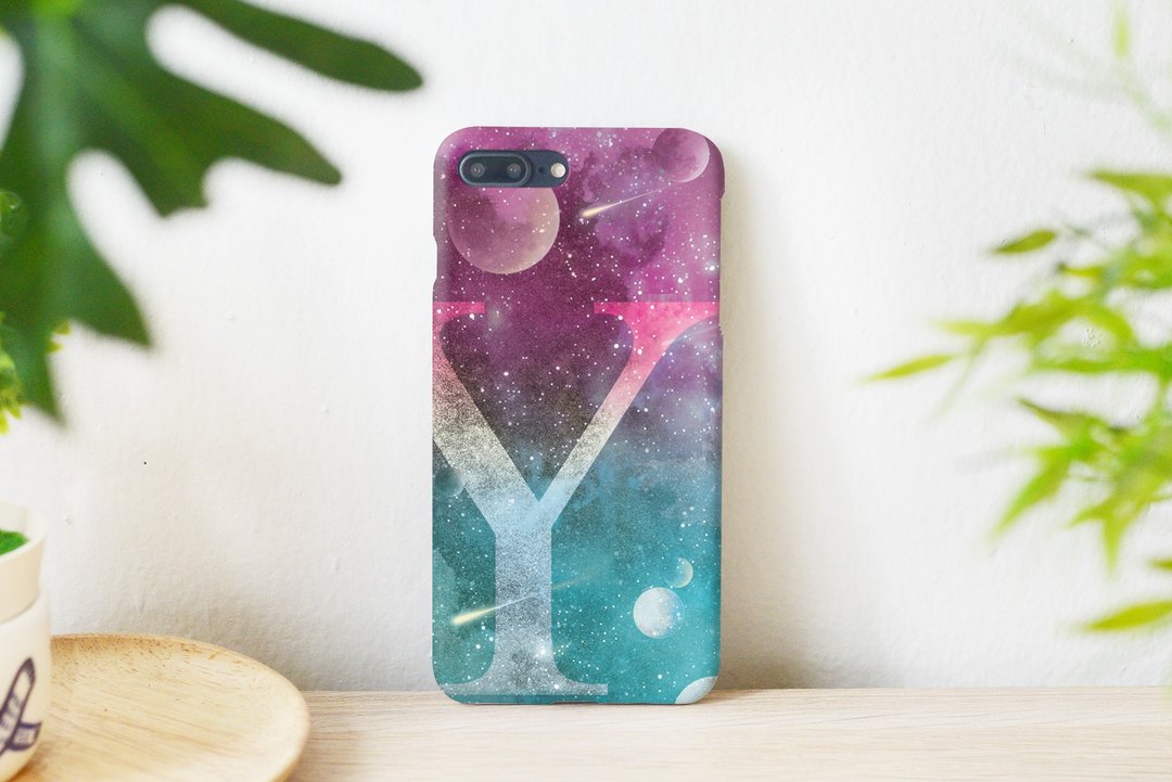 50-29 letter Y iphone case for iphone 6,7,8, plus iphone xs, iphone xs max - 手机壳/手机套 - 塑料 多色