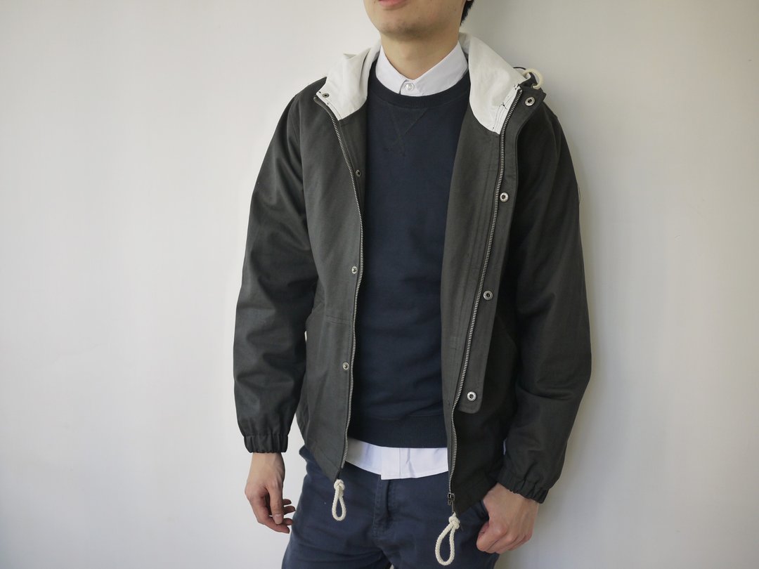 Zip Up Parka 拉链风衣/秋冬/中性/情侣款 - 女装西装外套/风衣 - 棉 