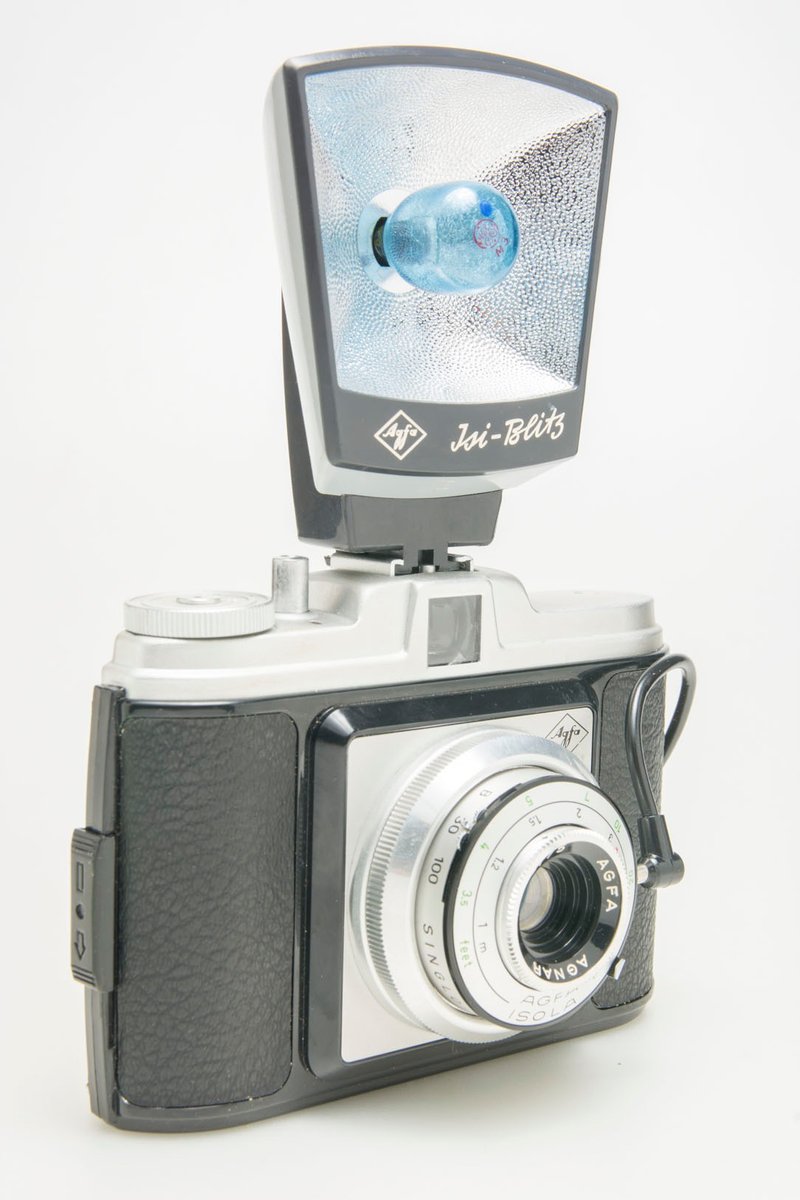 古董相机 1956-1959 Agfa Isola II - 相机 - 其他金属 黑色